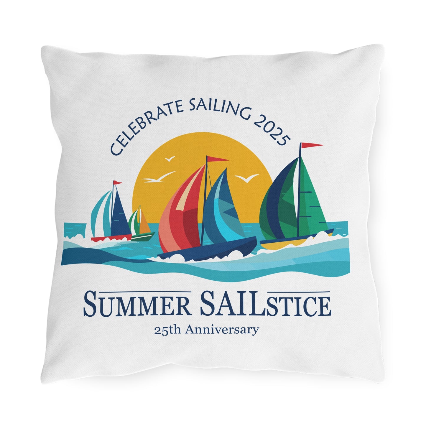 NEW!! 2025 Summer Sailstice Outdoor Pillows