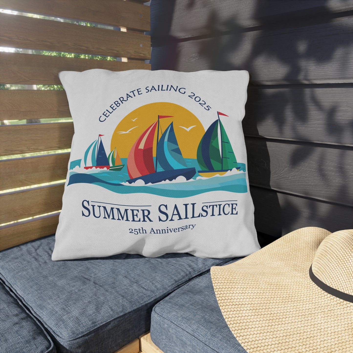 NEW!! 2025 Summer Sailstice Outdoor Pillows