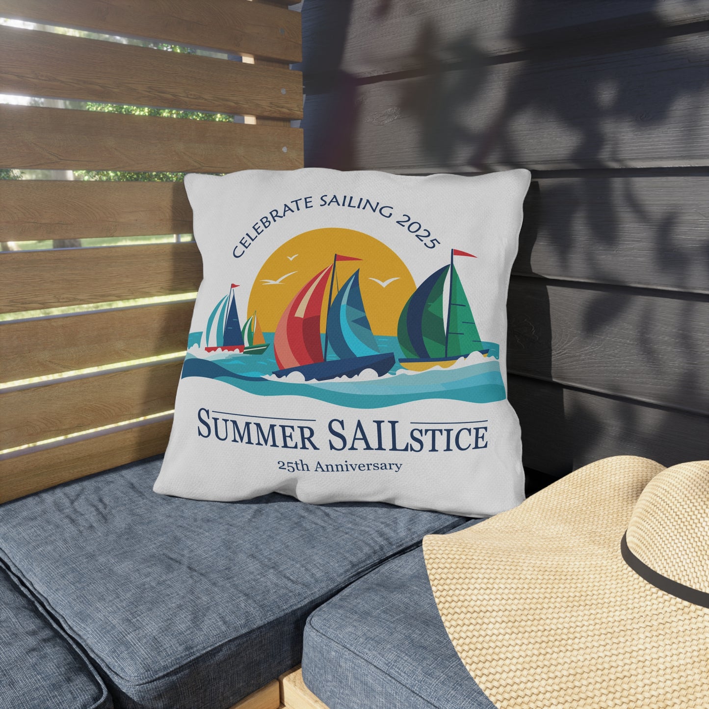 NEW!! 2025 Summer Sailstice Outdoor Pillows