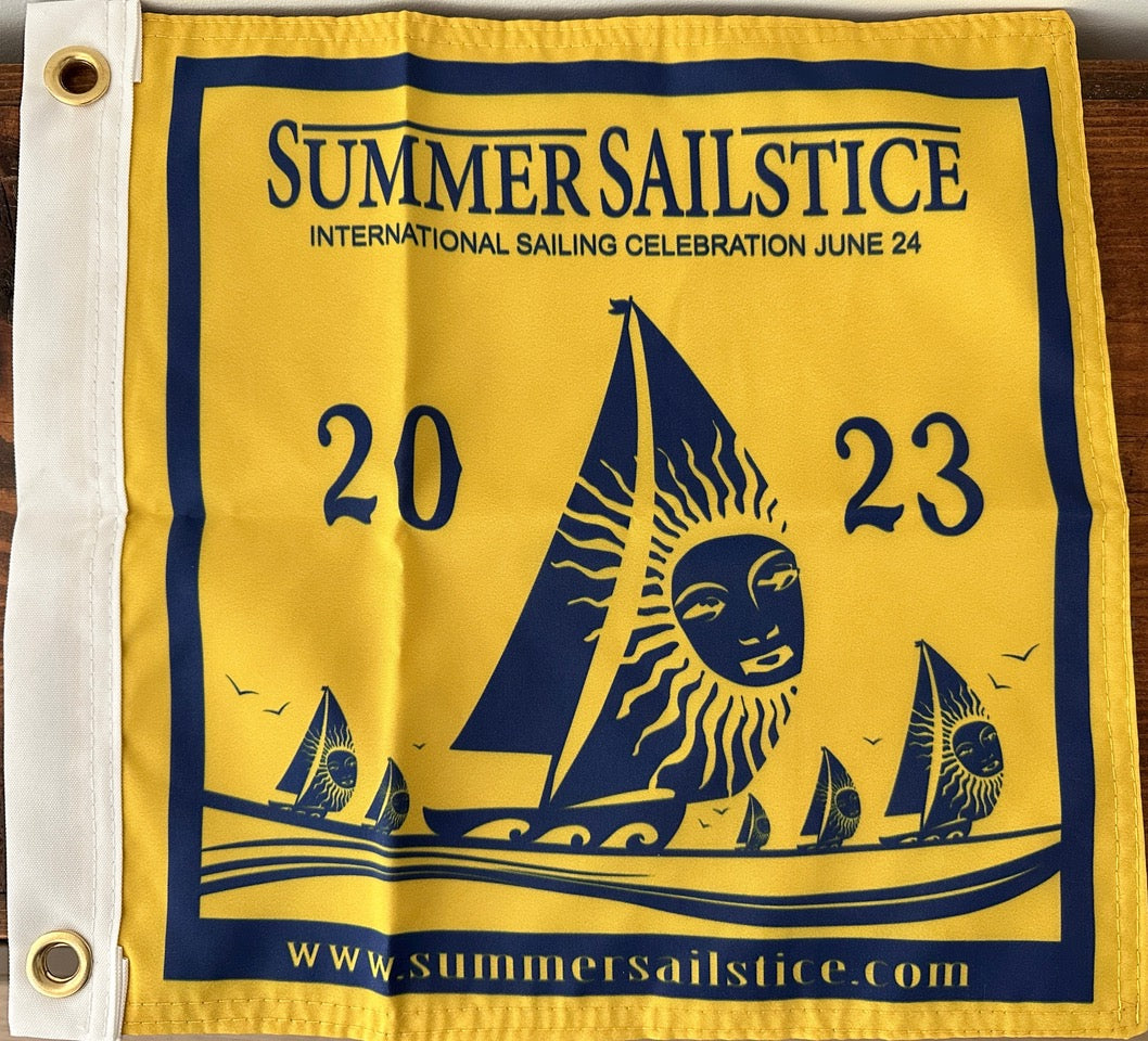 CLEARANCE! Summer Sailstice Burgee 2023