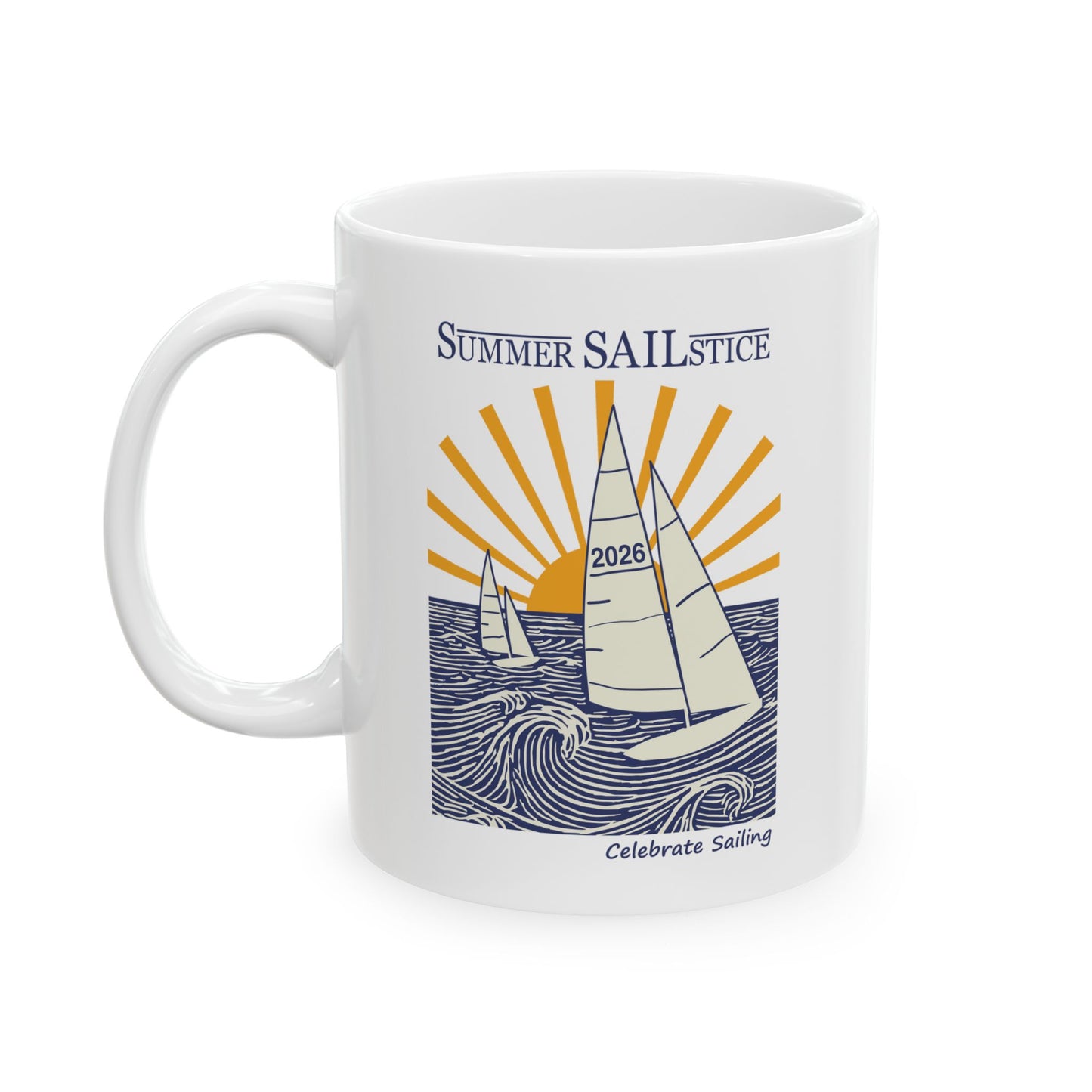 NEW!! 2026 Summer Sailstice Mug, 2 Sizes