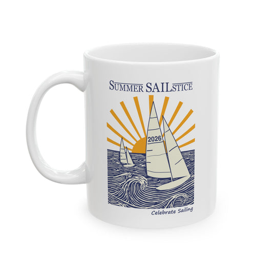 NEW!! 2026 Summer Sailstice Mug, 2 Sizes
