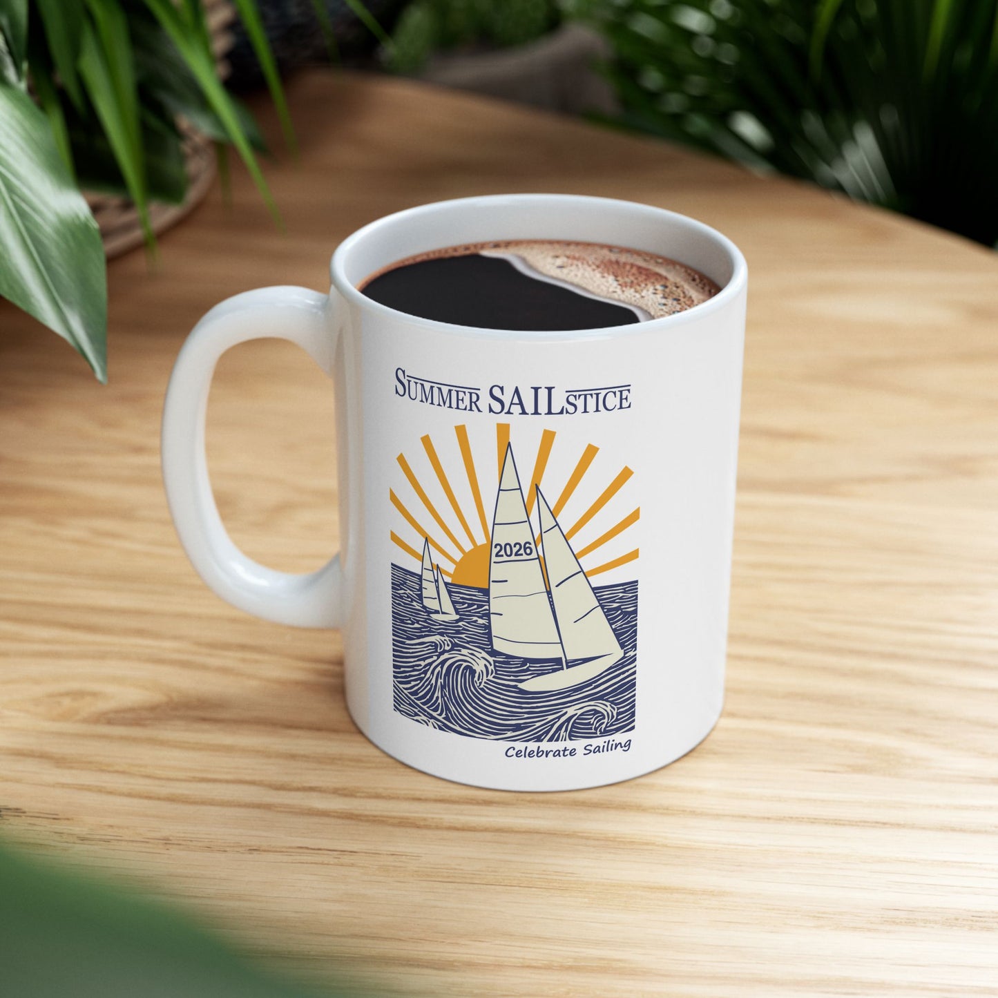 NEW!! 2026 Summer Sailstice Mug, 2 Sizes