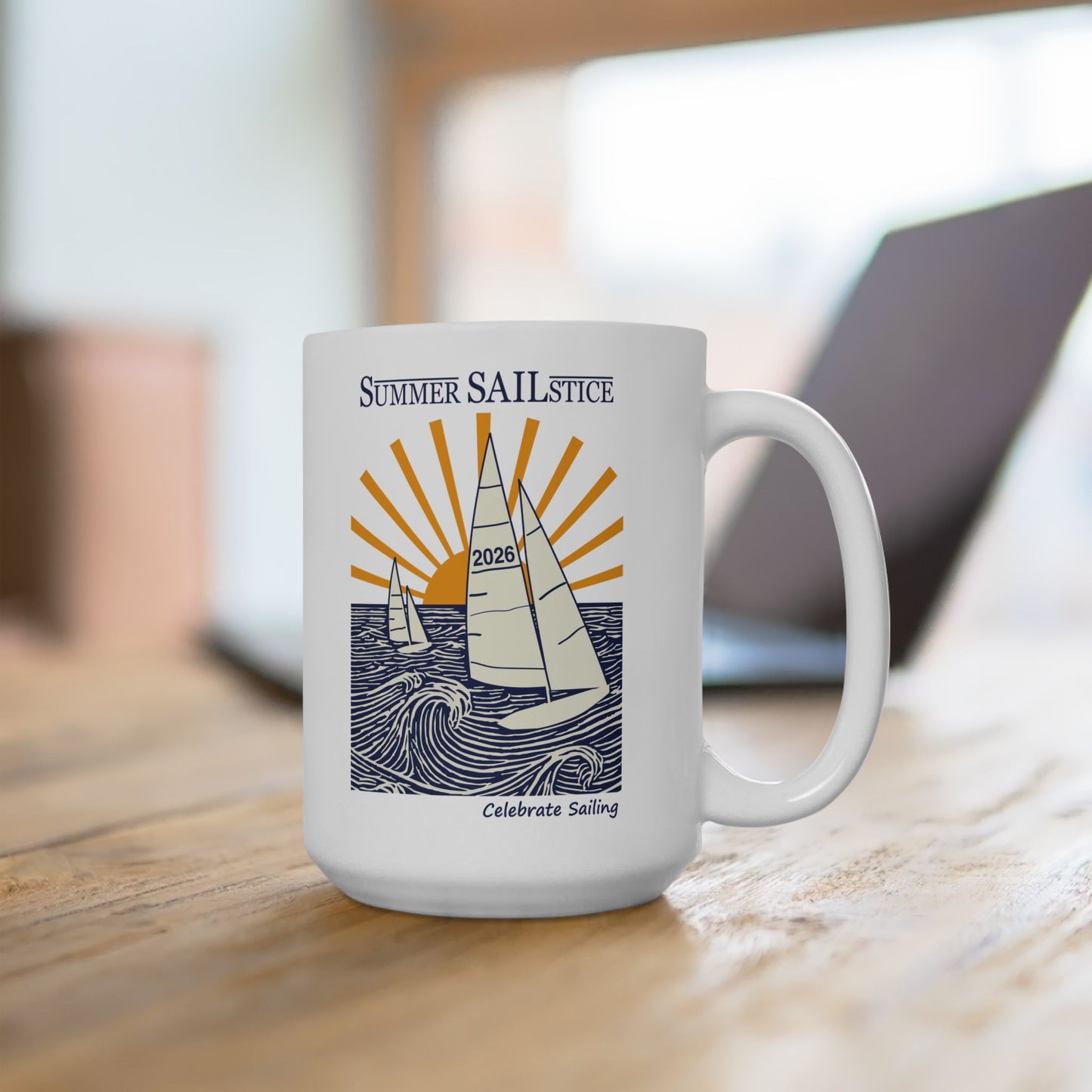 NEW!! 2026 Summer Sailstice Mug, 2 Sizes